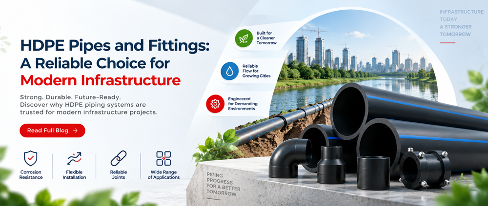 HDPE Pipes and Fittings: A Reliable Choice for Modern Infrastructure