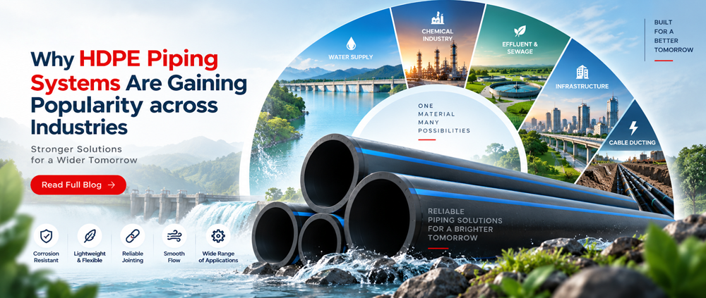 Why HDPE Piping Systems Are Gaining Popularity across Industries