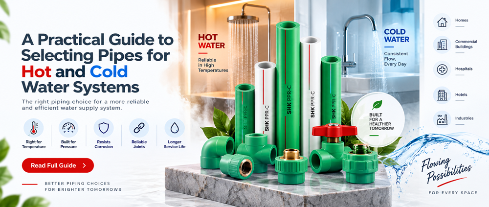 A Practical Guide to Selecting Pipes for Hot and Cold Water Systems