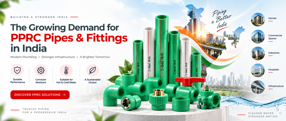 The Growing Demand for PPRC Pipes and Fittings in India