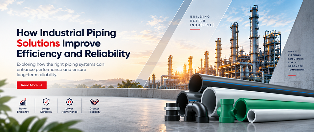How Industrial Piping Solutions Improve Efficiency and Reliability